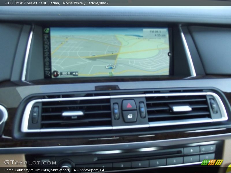 Alpine White / Saddle/Black 2013 BMW 7 Series 740Li Sedan