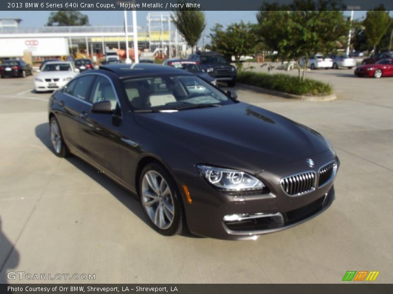 Mojave Metallic / Ivory White 2013 BMW 6 Series 640i Gran Coupe