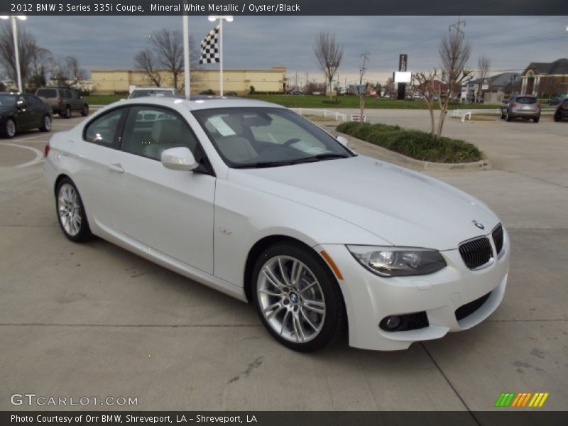 Mineral White Metallic / Oyster/Black 2012 BMW 3 Series 335i Coupe