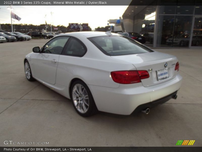 Mineral White Metallic / Oyster/Black 2012 BMW 3 Series 335i Coupe