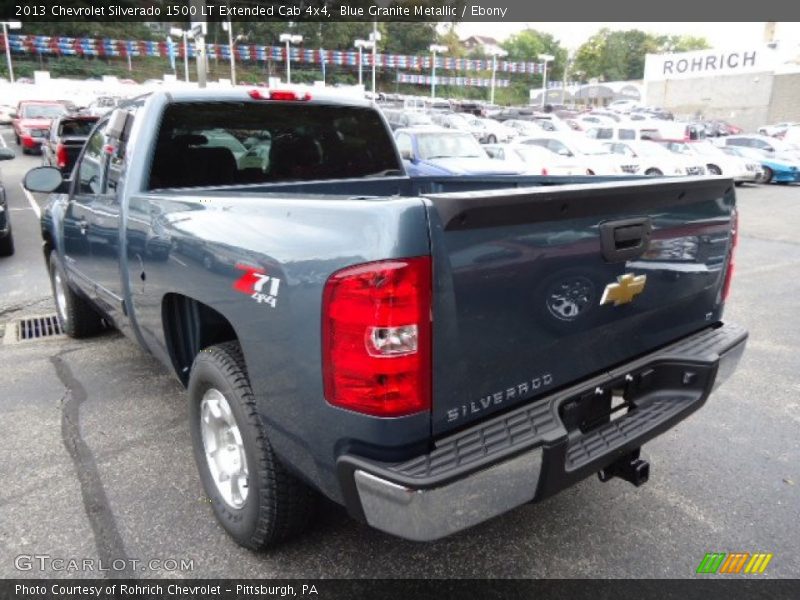 Blue Granite Metallic / Ebony 2013 Chevrolet Silverado 1500 LT Extended Cab 4x4