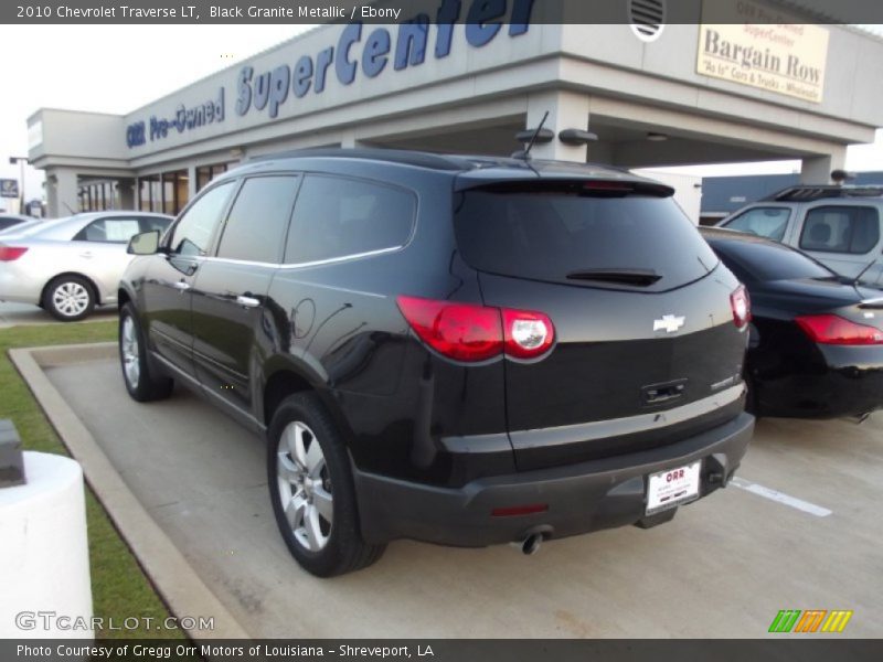 Black Granite Metallic / Ebony 2010 Chevrolet Traverse LT