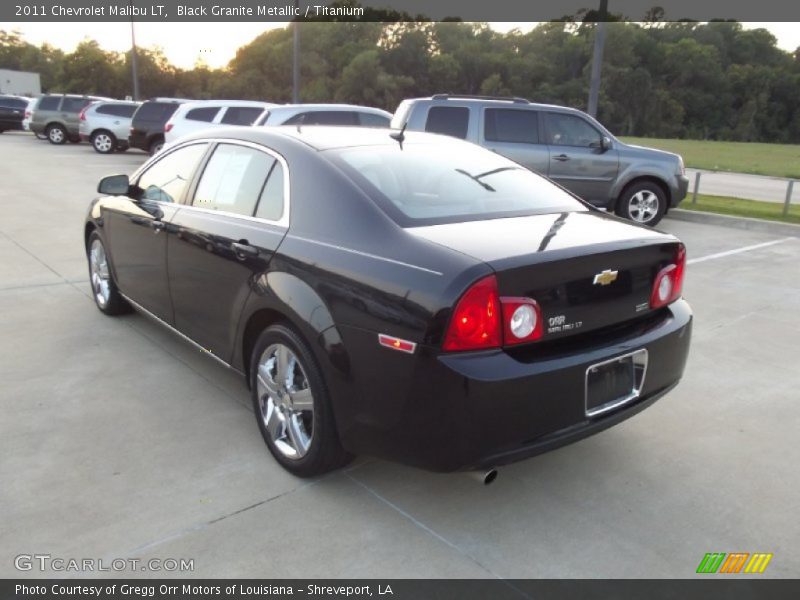 Black Granite Metallic / Titanium 2011 Chevrolet Malibu LT
