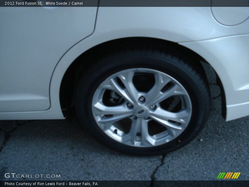 White Suede / Camel 2012 Ford Fusion SE