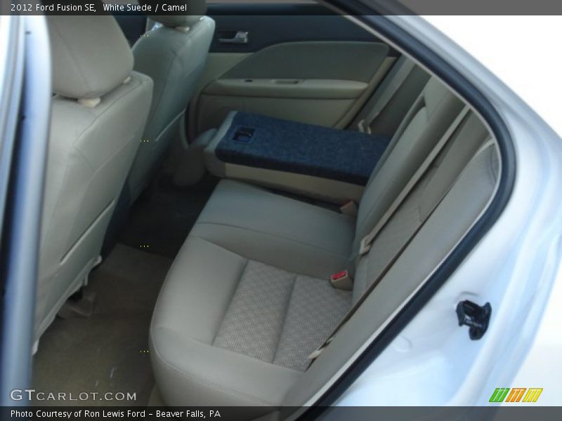 White Suede / Camel 2012 Ford Fusion SE