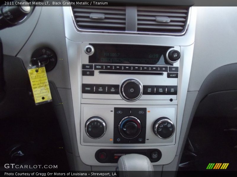 Black Granite Metallic / Titanium 2011 Chevrolet Malibu LT