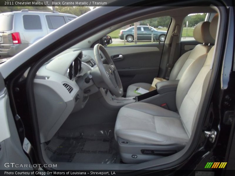 Black Granite Metallic / Titanium 2011 Chevrolet Malibu LT