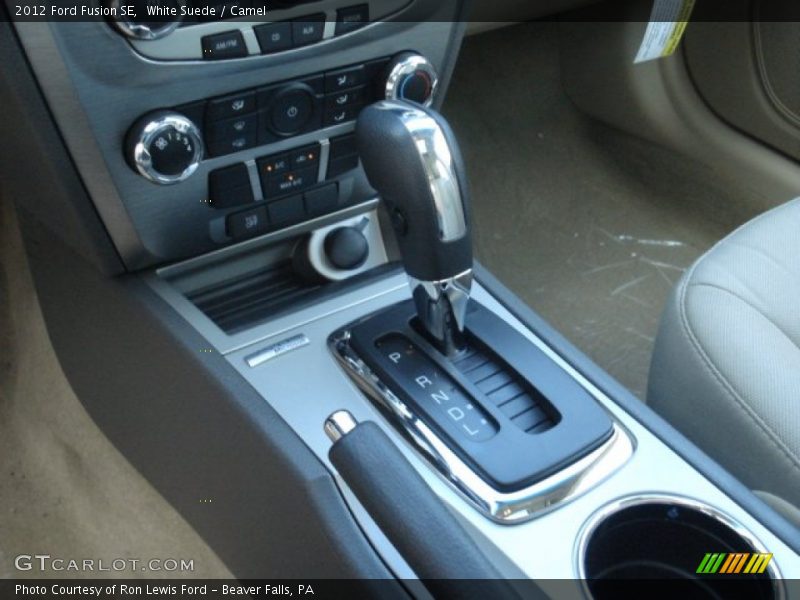 White Suede / Camel 2012 Ford Fusion SE