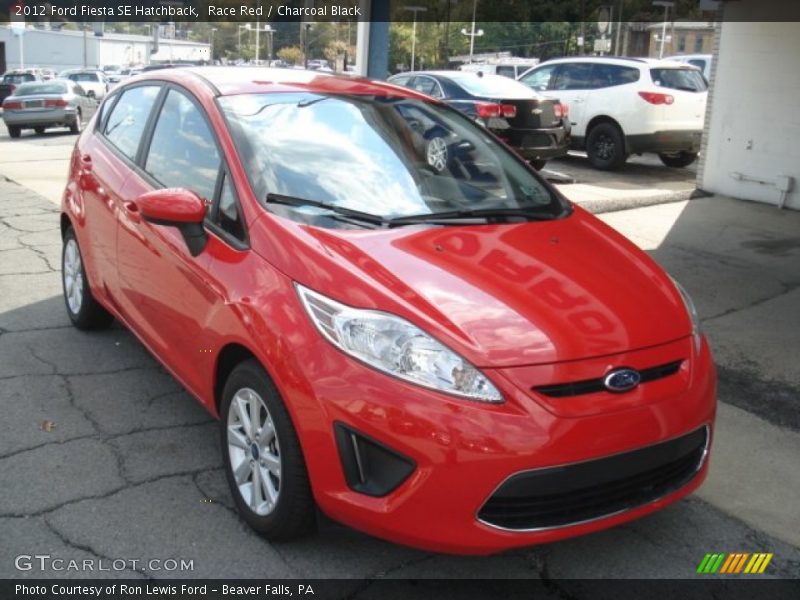 Race Red / Charcoal Black 2012 Ford Fiesta SE Hatchback