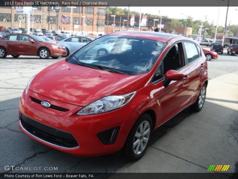 Race Red / Charcoal Black 2012 Ford Fiesta SE Hatchback