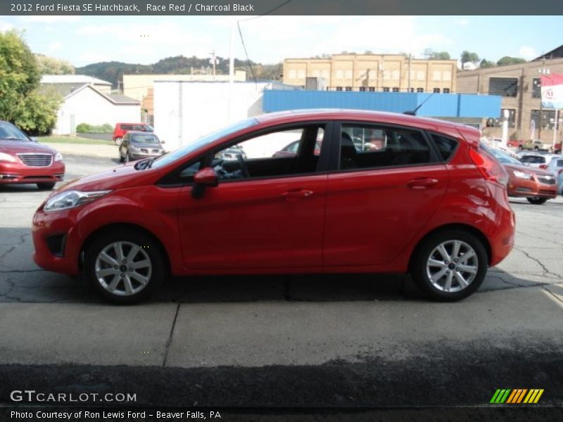 Race Red / Charcoal Black 2012 Ford Fiesta SE Hatchback