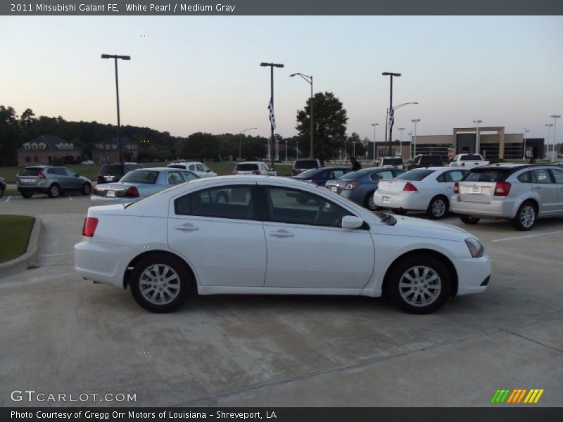 White Pearl / Medium Gray 2011 Mitsubishi Galant FE