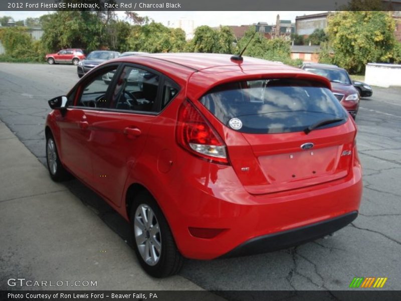 Race Red / Charcoal Black 2012 Ford Fiesta SE Hatchback