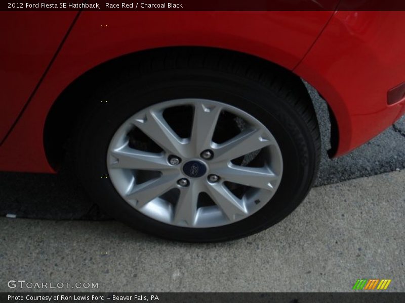 Race Red / Charcoal Black 2012 Ford Fiesta SE Hatchback