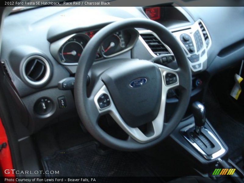 Race Red / Charcoal Black 2012 Ford Fiesta SE Hatchback