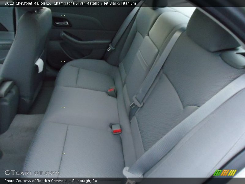 Champagne Silver Metallic / Jet Black/Titanium 2013 Chevrolet Malibu LS