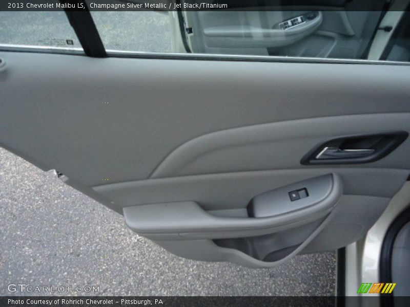 Champagne Silver Metallic / Jet Black/Titanium 2013 Chevrolet Malibu LS