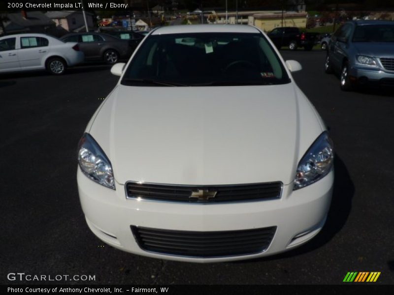 White / Ebony 2009 Chevrolet Impala LT