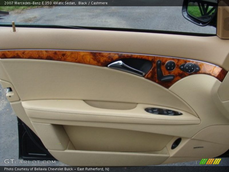 Black / Cashmere 2007 Mercedes-Benz E 350 4Matic Sedan