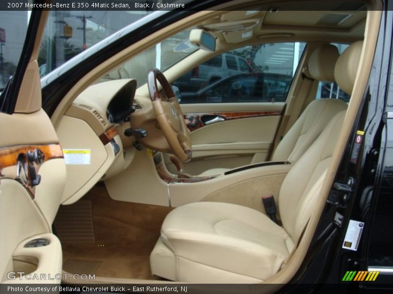 Black / Cashmere 2007 Mercedes-Benz E 350 4Matic Sedan