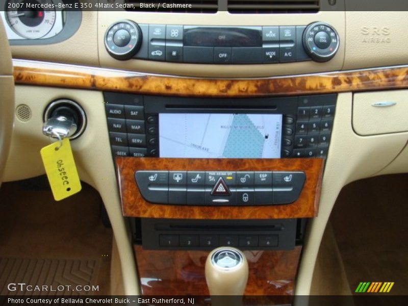 Black / Cashmere 2007 Mercedes-Benz E 350 4Matic Sedan