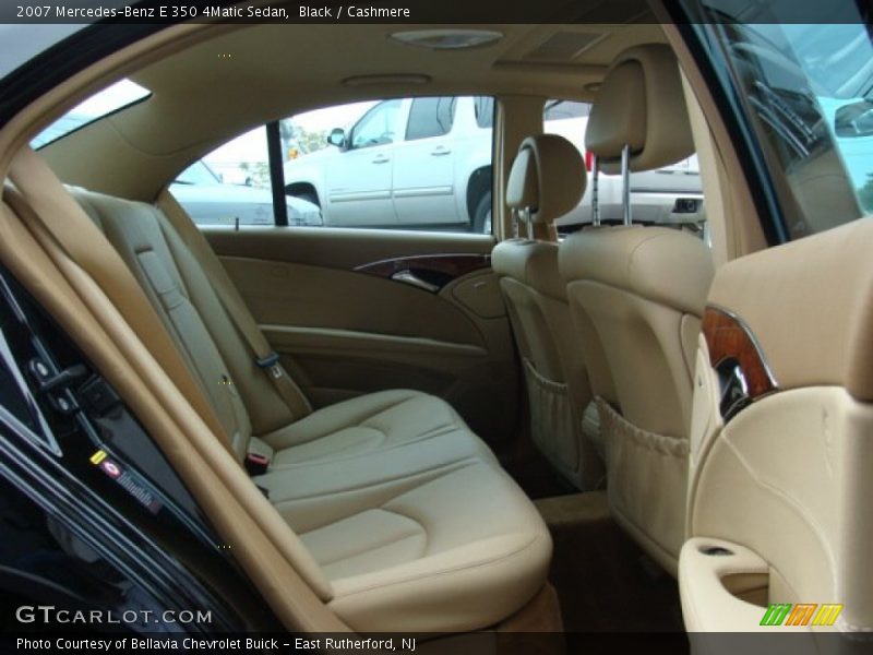 Black / Cashmere 2007 Mercedes-Benz E 350 4Matic Sedan