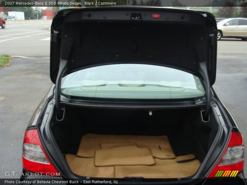 Black / Cashmere 2007 Mercedes-Benz E 350 4Matic Sedan