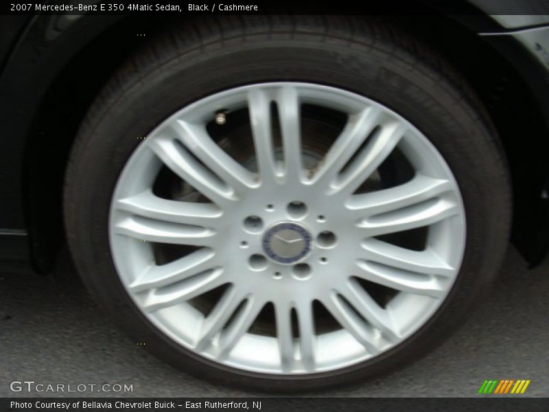 Black / Cashmere 2007 Mercedes-Benz E 350 4Matic Sedan