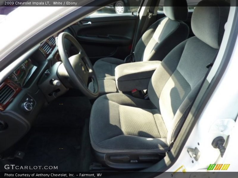 White / Ebony 2009 Chevrolet Impala LT