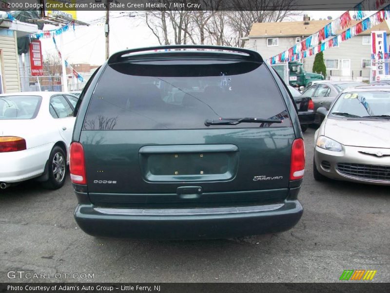 Shale Green Metallic / Mist Gray 2000 Dodge Grand Caravan Sport