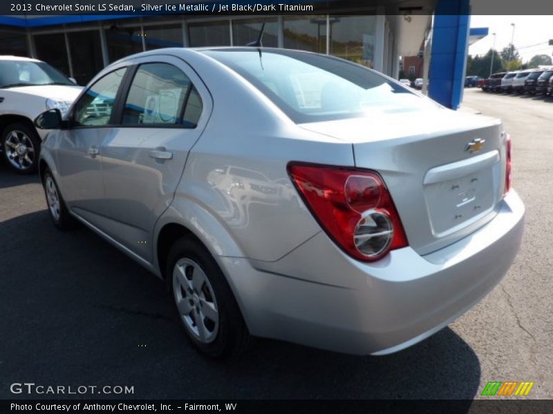 Silver Ice Metallic / Jet Black/Dark Titanium 2013 Chevrolet Sonic LS Sedan