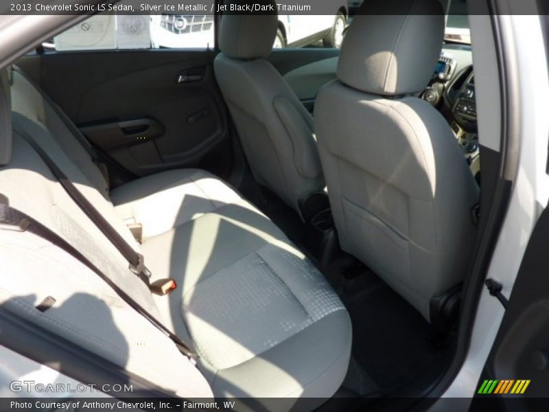Silver Ice Metallic / Jet Black/Dark Titanium 2013 Chevrolet Sonic LS Sedan