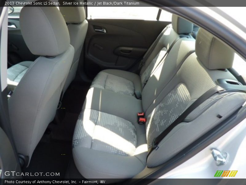 Silver Ice Metallic / Jet Black/Dark Titanium 2013 Chevrolet Sonic LS Sedan