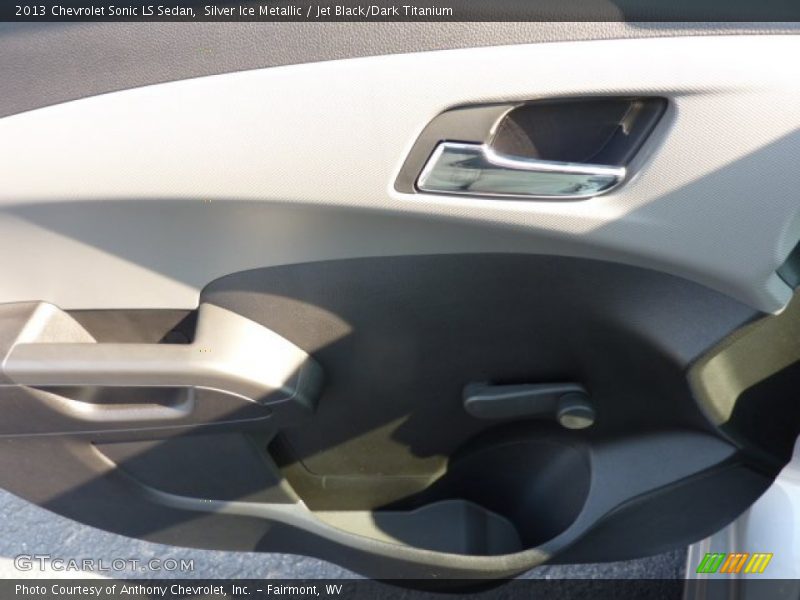 Silver Ice Metallic / Jet Black/Dark Titanium 2013 Chevrolet Sonic LS Sedan