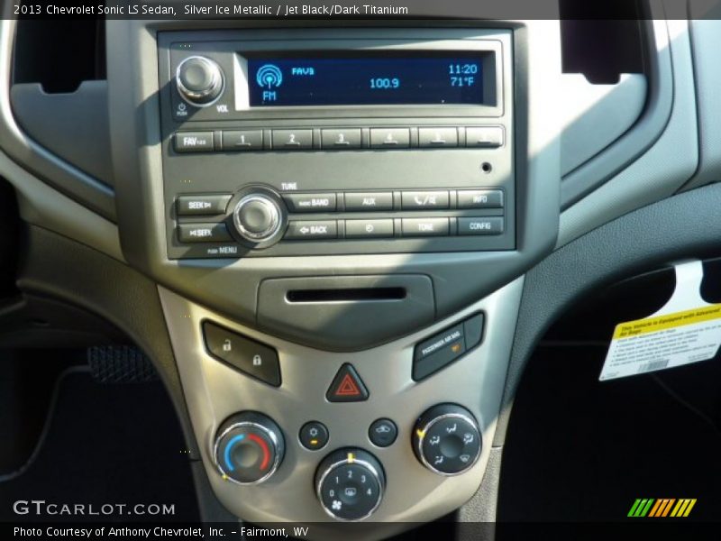 Controls of 2013 Sonic LS Sedan