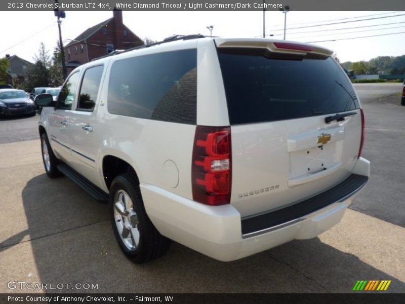 White Diamond Tricoat / Light Cashmere/Dark Cashmere 2013 Chevrolet Suburban LTZ 4x4