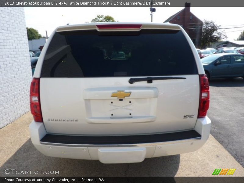 White Diamond Tricoat / Light Cashmere/Dark Cashmere 2013 Chevrolet Suburban LTZ 4x4