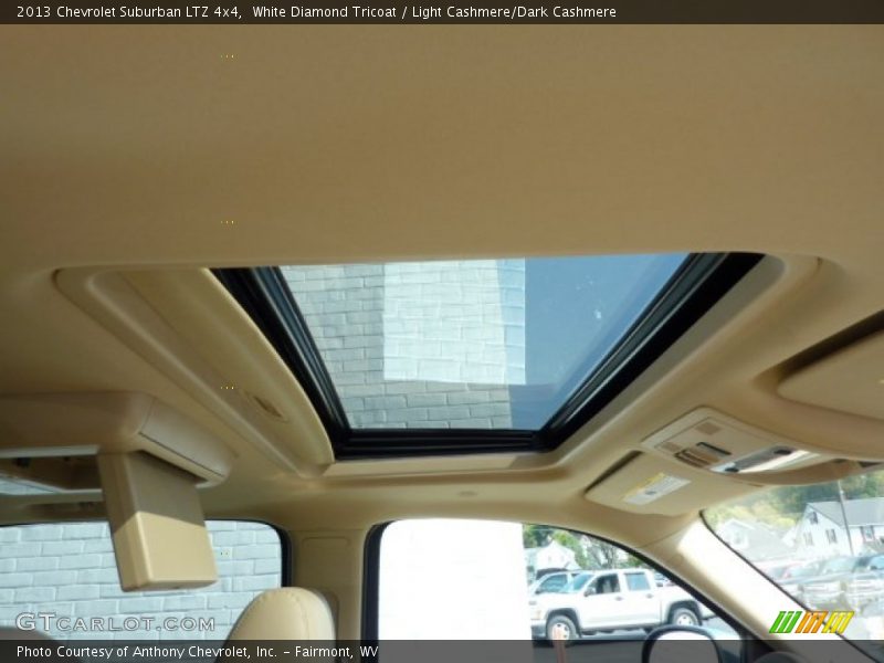 White Diamond Tricoat / Light Cashmere/Dark Cashmere 2013 Chevrolet Suburban LTZ 4x4