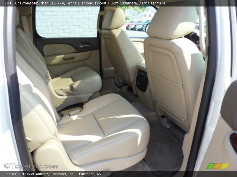 White Diamond Tricoat / Light Cashmere/Dark Cashmere 2013 Chevrolet Suburban LTZ 4x4