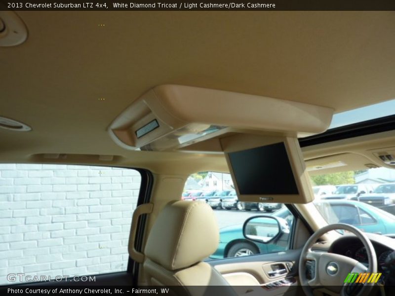 White Diamond Tricoat / Light Cashmere/Dark Cashmere 2013 Chevrolet Suburban LTZ 4x4