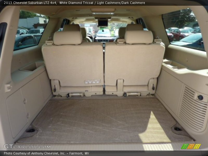 White Diamond Tricoat / Light Cashmere/Dark Cashmere 2013 Chevrolet Suburban LTZ 4x4