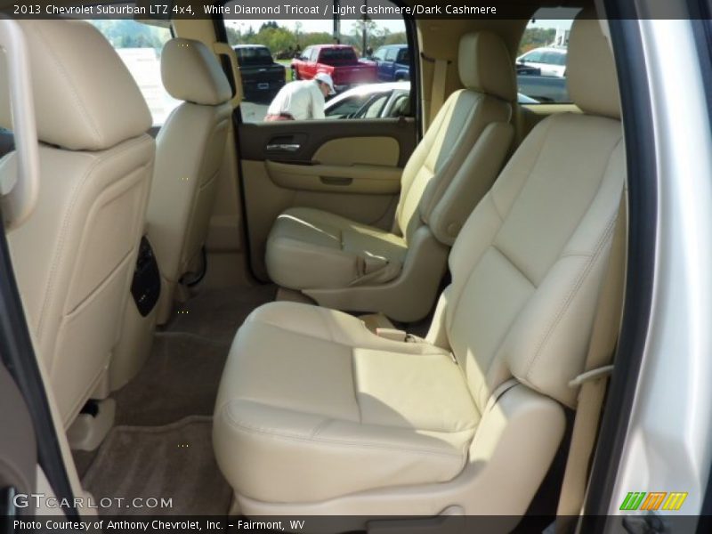 White Diamond Tricoat / Light Cashmere/Dark Cashmere 2013 Chevrolet Suburban LTZ 4x4