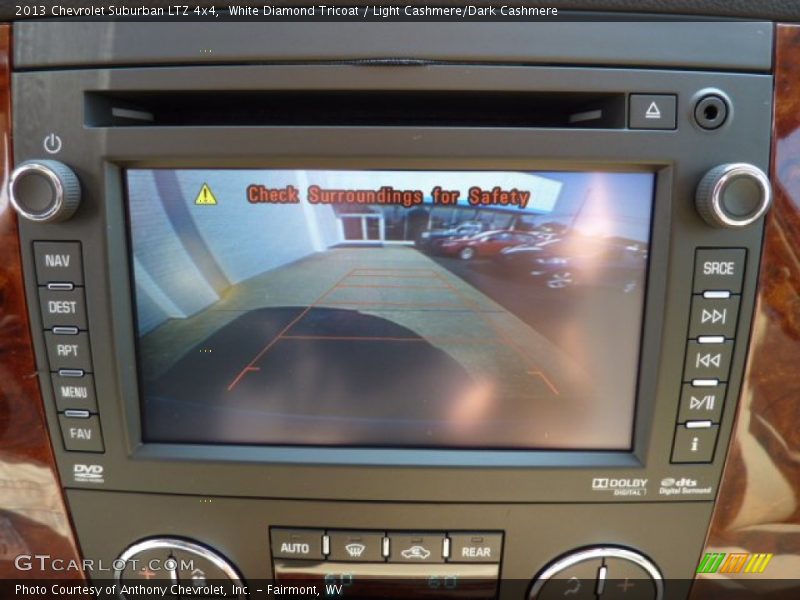 White Diamond Tricoat / Light Cashmere/Dark Cashmere 2013 Chevrolet Suburban LTZ 4x4