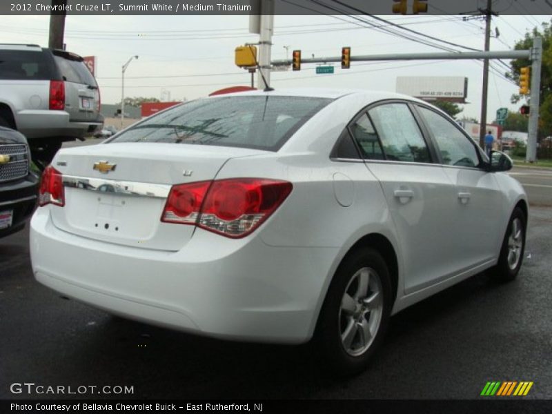 Summit White / Medium Titanium 2012 Chevrolet Cruze LT