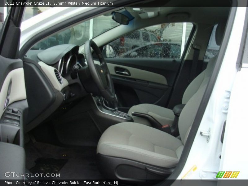 Summit White / Medium Titanium 2012 Chevrolet Cruze LT
