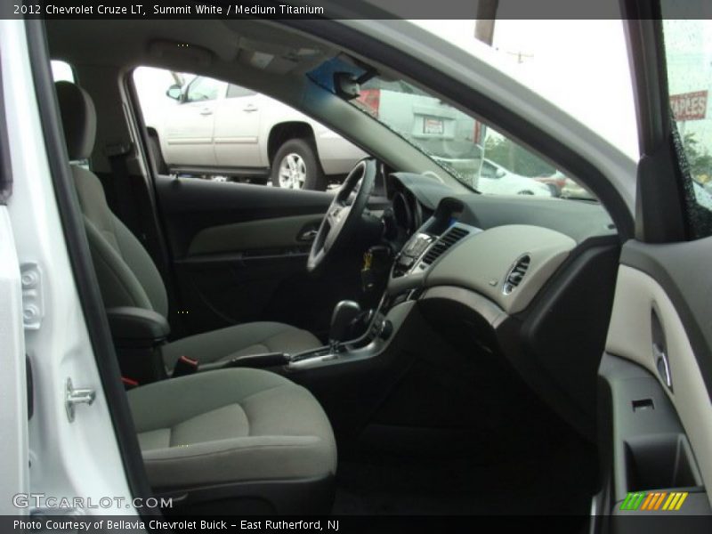 Summit White / Medium Titanium 2012 Chevrolet Cruze LT