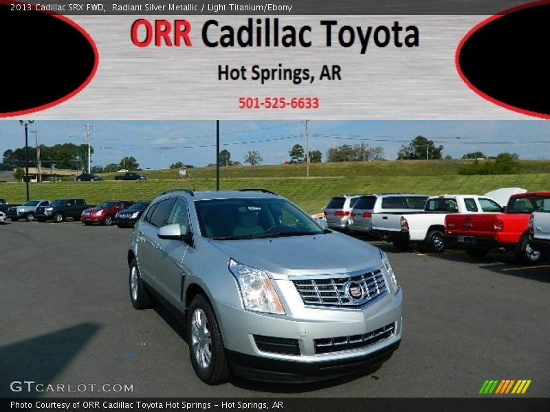 Radiant Silver Metallic / Light Titanium/Ebony 2013 Cadillac SRX FWD