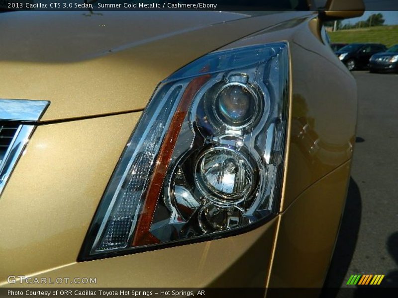 Summer Gold Metallic / Cashmere/Ebony 2013 Cadillac CTS 3.0 Sedan