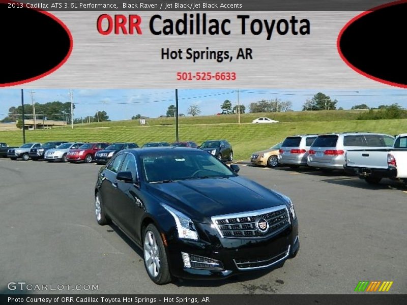 Black Raven / Jet Black/Jet Black Accents 2013 Cadillac ATS 3.6L Performance