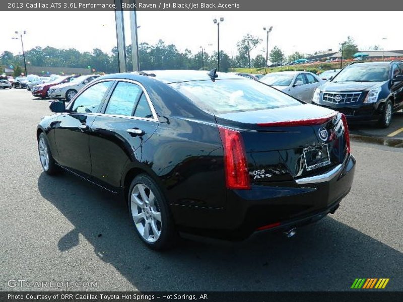 Black Raven / Jet Black/Jet Black Accents 2013 Cadillac ATS 3.6L Performance